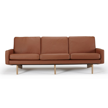 KRAGELUND Egsmark | 3. personers sofa | Cognac læder